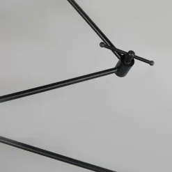 Hanglamp zwart met kap 35 cm groen verstelbaar 2-lichts - Blitz