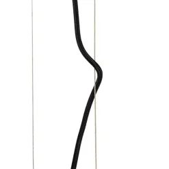 Hanglamp zwart met rek incl. LED 3-staps dimbaar - Cage Rack