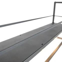 Hanglamp zwart met rek 4-lichts - Cage Rack