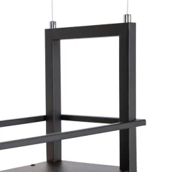 Hanglamp zwart met rek 4-lichts - Cage Rack