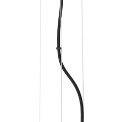 Hanglamp zwart met smoke en helder glas 13-lichts - Bonnie