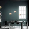 Hanglamp zwart met smoke glas incl. LED 3-lichts easylift - Rika