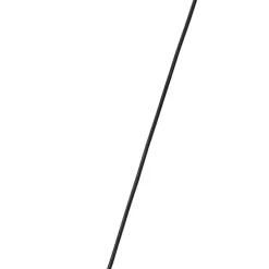 Hanglamp zwart met smoke glas 30 cm langwerpig 3-lichts - Kevin