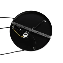 Hanglamp zwart met smoke glas rond 3-lichts - Kevin