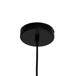 Hanglamp zwart met smoke glas langwerpig 8-lichts - Monaco