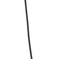 Hanglamp zwart met stekker incl. PS160 goud dimbaar- Cavalux