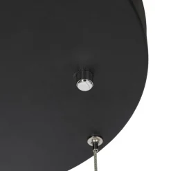 Hanglamp zwart rond incl. LED 3-staps dimbaar 3-lichts - Lyani