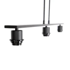Hanglamp zwart zonder kap - Combi 3 Deluxe