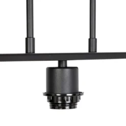 Hanglamp zwart zonder kap - Combi 3 Deluxe