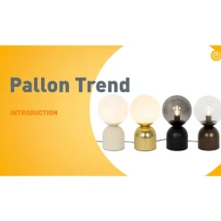 Hotel chique tafellamp beige met opaal glas - Pallon Trend