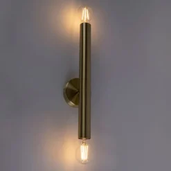 Hotel Chique wandlamp goud 2-lichts -Tubi