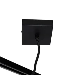 I voeding met vierkante montageplaat voor 1-fase rail zwart - Iconic