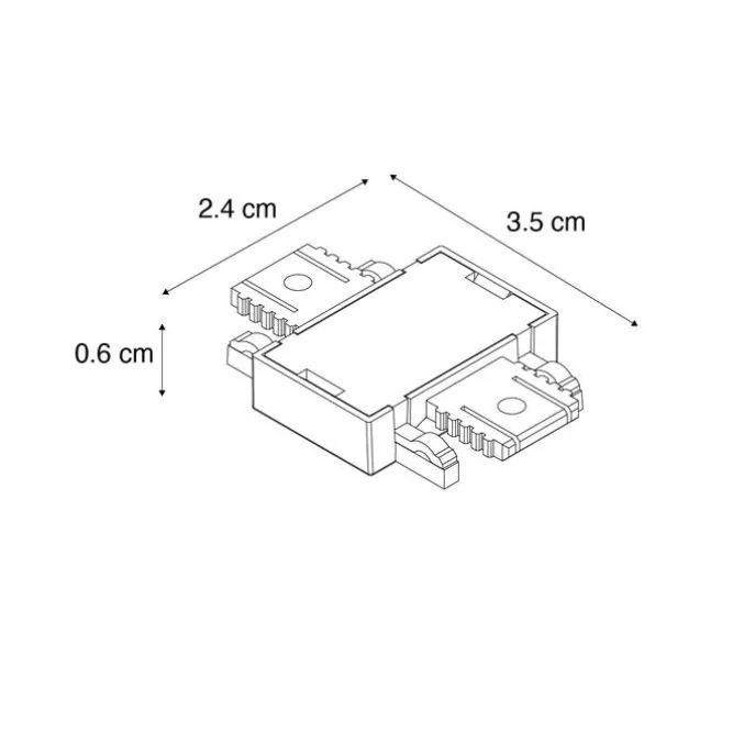 I-Koppelstuk rail zwart 1-fase - Magnetic