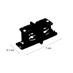 I-Koppelstuk voor 3-fase rail wit - 3-Phase