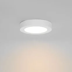 In- of opbouwspot wit 14 cm incl. LED 3 staps dim to warm - Trans