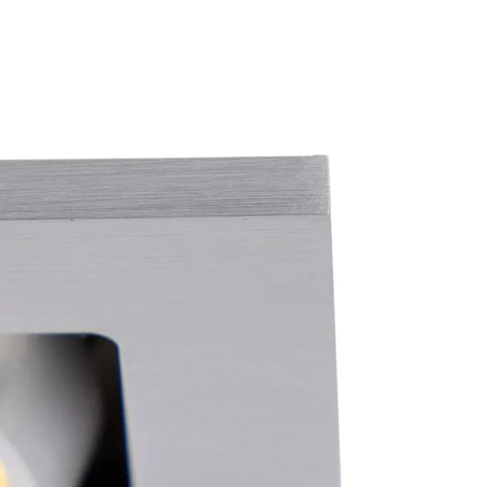 Inbouwspot aluminium rechthoekig 2-lichts - Qure