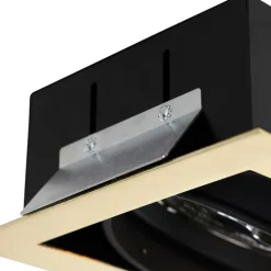 Inbouwspot messing verstelbaar 2-lichts - Oneon