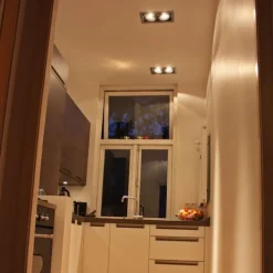 Inbouwspot staal AR111 verstelbaar 2-lichts - Oneon