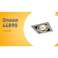 Inbouwspot staal AR111 verstelbaar - Oneon