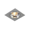 Inbouwspot vierkant aluminium draai- en kantelbaar - Chuck