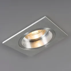 Inbouwspot vierkant aluminium draai- en kantelbaar - Chuck