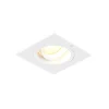 Inbouwspot vierkant wit draai- en kantelbaar - Chuck