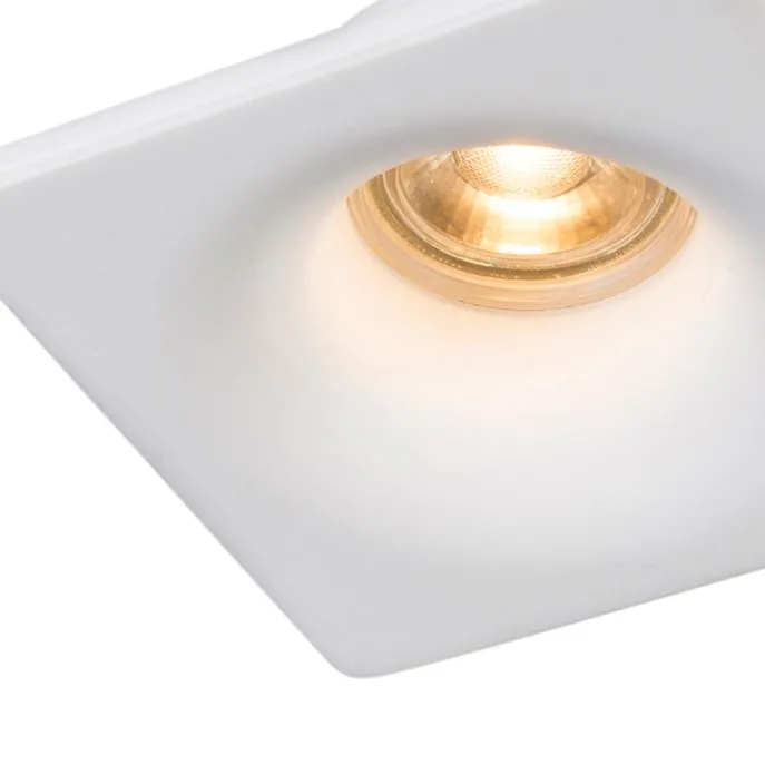 Inbouwspot wit 12 cm rond - Gypsy Stucco