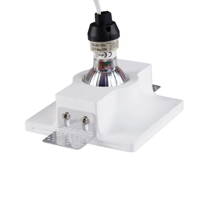 Inbouwspot wit 12 cm rond - Gypsy Stucco