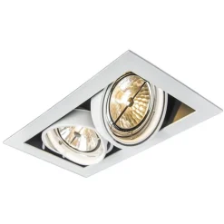 Inbouwspot wit AR111 verstelbaar 2-lichts - Oneon