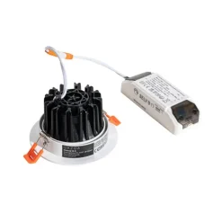 Inbouwspot wit 9,5cm incl. LED 1300 lm dimbaar IP65 - Gaius