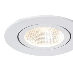 Inbouwspot wit 6,8cm incl. LED 750 lm dimbaar IP65 - Gaius