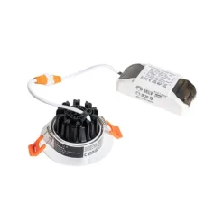 Inbouwspot wit 6,8cm incl. LED 750 lm dimbaar IP65 - Gaius