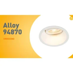 Inbouwspot wit draai- en kantelbaar - Alloy