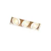 Inbouwspot wit draai- en kantelbaar trimless 3-lichts - Oneon