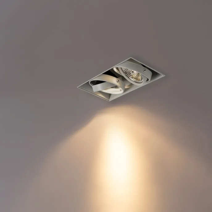 Inbouwspot wit GU10 AR70 trimless 2-lichts - Oneon