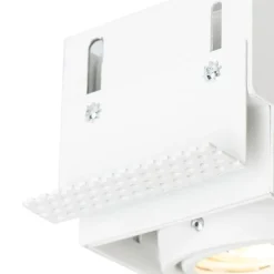 Inbouwspot wit GU10 draai- en kantelbaar trimless 2-lichts - Oneon