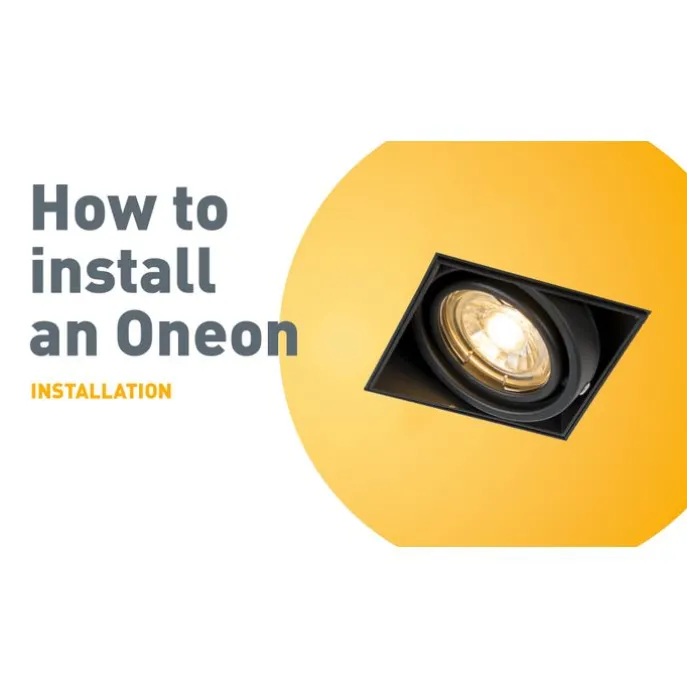 Inbouwspot wit GU10 draai- en kantelbaar trimless - Oneon