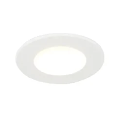 Inbouwspot wit incl. LED 350 lumen 3000K 5W IP65 - Blanca