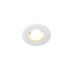 Inbouwspot wit incl. LED 3-staps dimbaar IP44 - Ulo