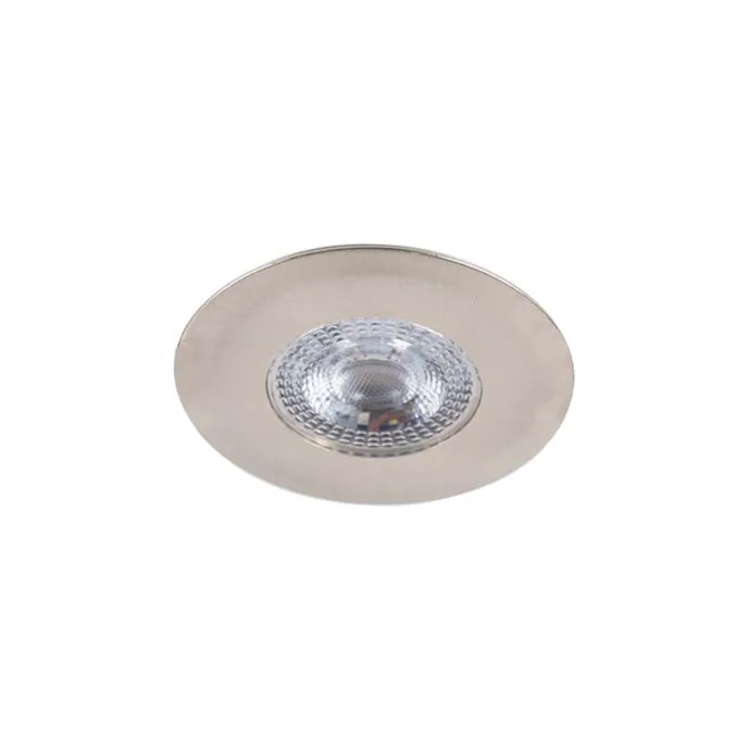 Inbouwspot zilver incl. LED 3-staps dimbaar IP44 - Ulo