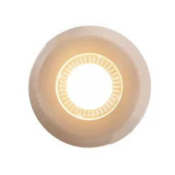 Inbouwspot zilver incl. LED 3-staps dimbaar IP44 - Ulo