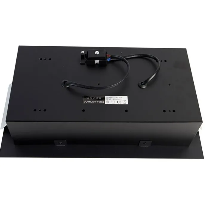 Inbouwspot zwart AR111 verstelbaar 2-lichts - Oneon