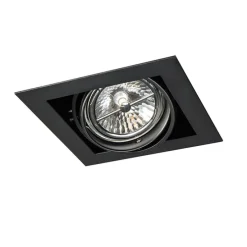 Inbouwspot zwart AR111 verstelbaar - Oneon