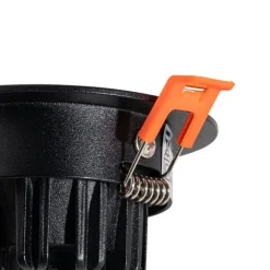 Inbouwspot zwart 6,8cm incl. LED 750 lm dimbaar IP23 - Gaius