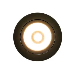 Inbouwspot zwart 9,5cm incl. LED 1300 lm dimbaar IP65 - Gaius