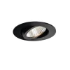 Inbouwspot zwart 6,8cm incl. LED 750 lm dimbaar IP65 - Gaius