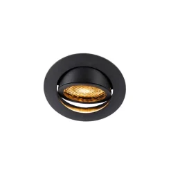 Inbouwspot zwart draai- en kantelbaar - Ude Honey