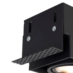 Inbouwspot zwart draai- en kantelbaar trimless 3-lichts - Oneon