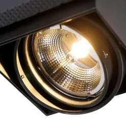 Inbouwspot zwart GU10 AR111 Trimless - Oneon