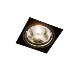 Inbouwspot zwart GU10 AR111 Trimless - Oneon
